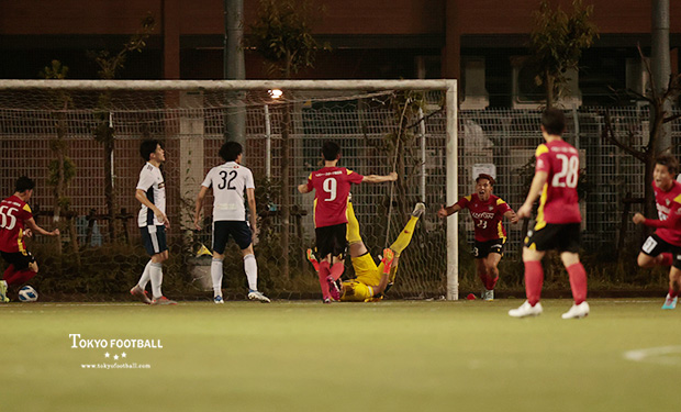 写真：Bilobaは後半に大澤がゴールを決めて1－0で勝利。