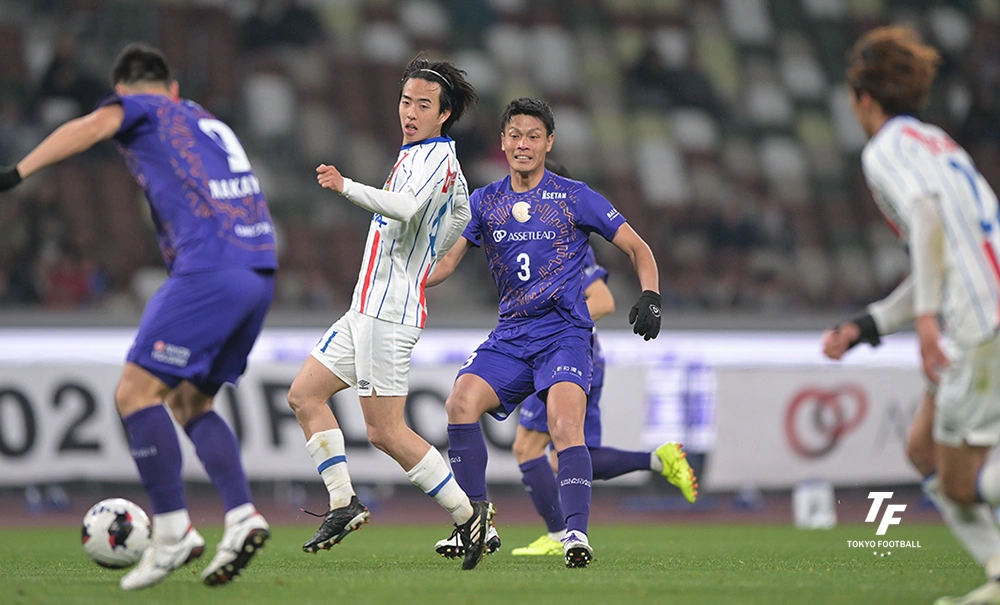 写真：攻撃参加から決定機も創出したDF坂本。