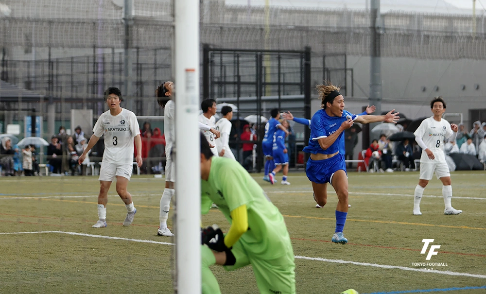 写真：南葛は福本のゴールなどで3－1でEDOに勝利。