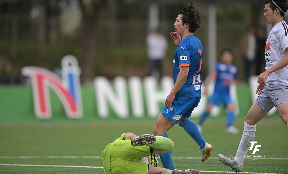 写真：ゴールに迫るTOKYO2020の麻生だがこの日は無得点。（写真：小林渓太）