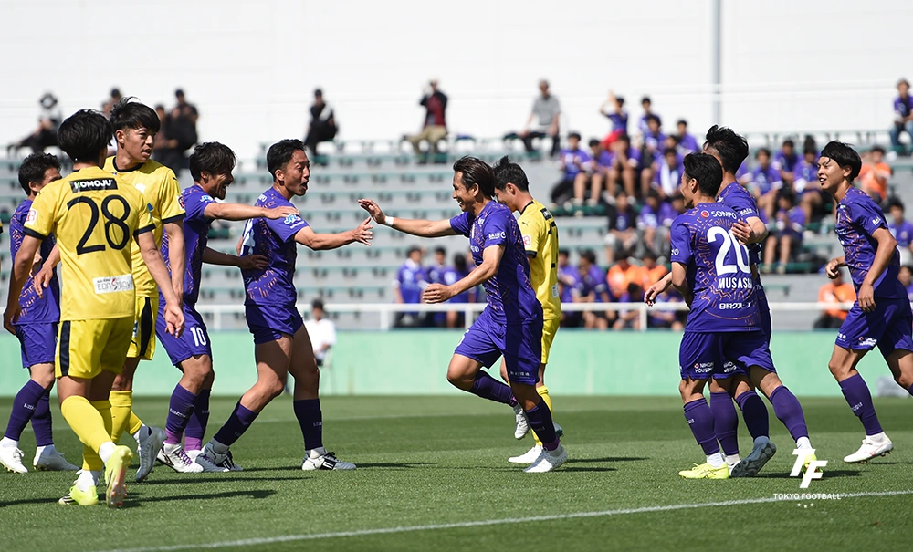 写真：新宿が1－0で武蔵野を破り優勝・天皇杯出場を決めた。（写真：小林渓太）