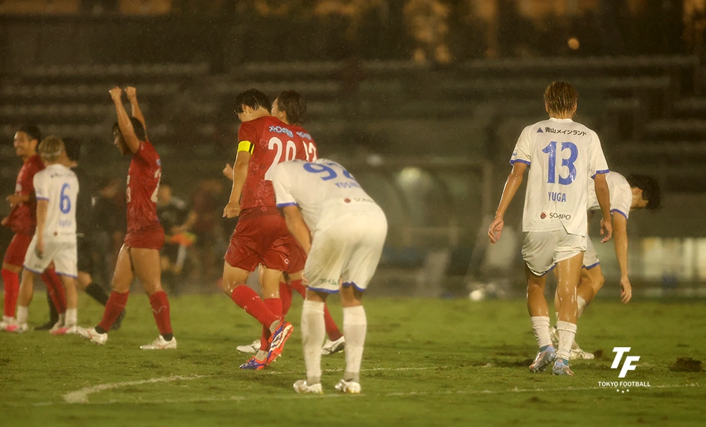 写真：南葛はエリースに敗れて優勝の可能性が消滅。