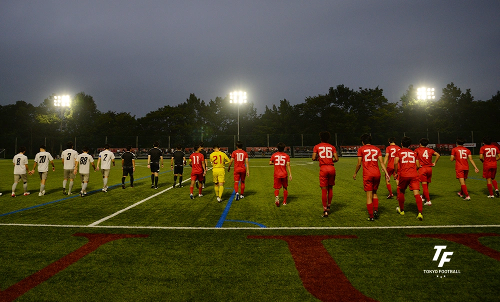 写真:首位との一戦に臨んだ日本大学N.。